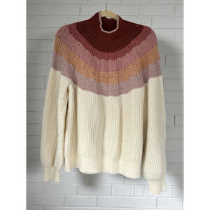 Maurice's Women's XXL Plus Size Ombré Mockneck Pullover Sweater Cozy Fall Chic